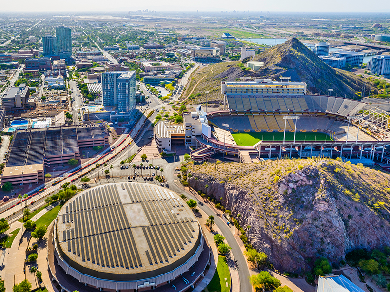 Aerial view of Stadium